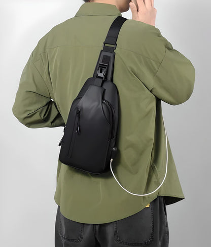 Milo Men's Shoulder Bag | Theft-Resistant Design, Stylish & Spacious 1