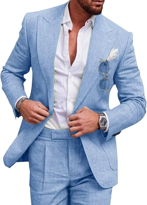 Milo Men's Suit | Modern Fit Wedding Suit for Men, Perfect for Summer Events 0