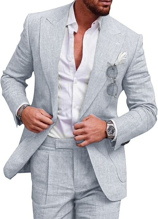 Milo Men's Suit | Modern Fit Wedding Suit for Men, Perfect for Summer Events 1