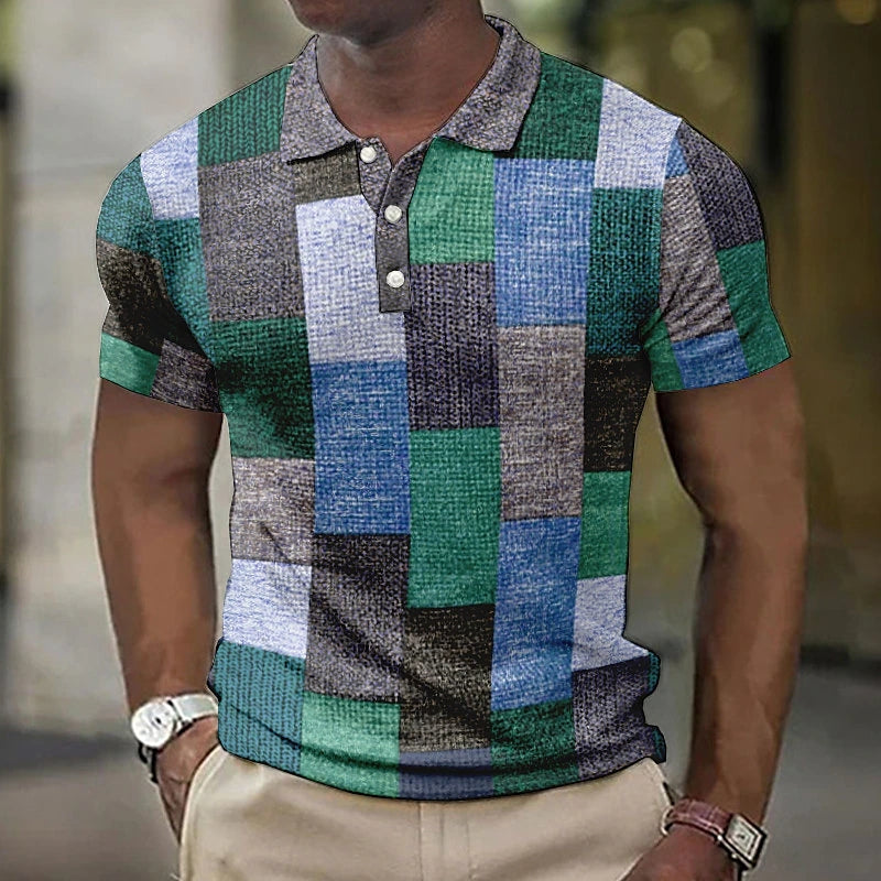 Milo Men's Summer Polo | Multicolored, Short Sleeve 3