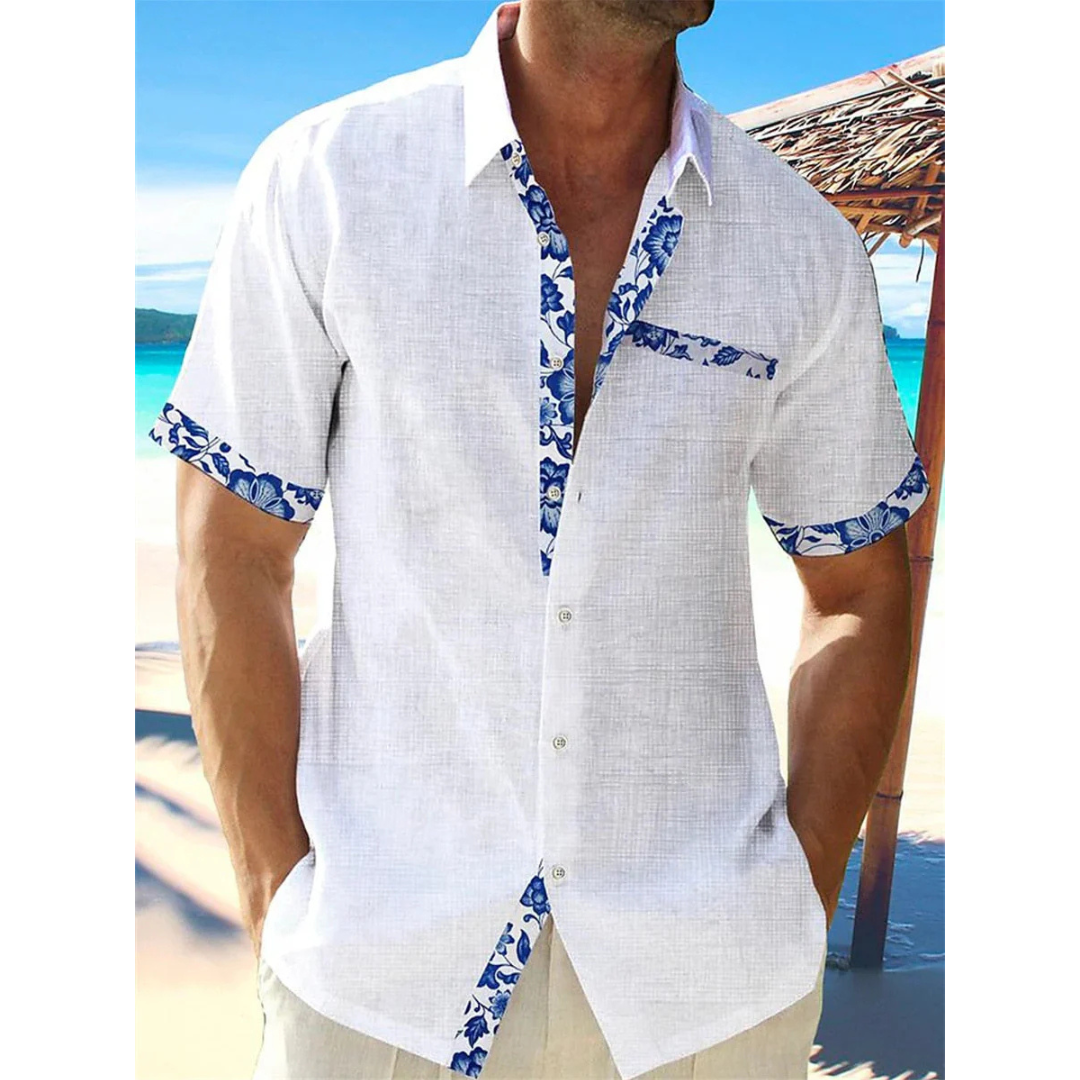 Milo Men's Summer Shirt | Relaxed Fit, Button-Down Style 0