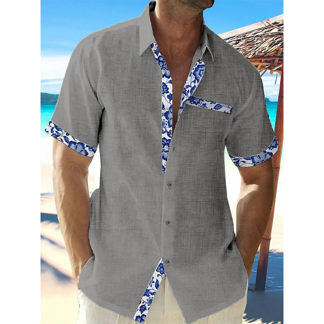 Milo Men's Summer Shirt | Relaxed Fit, Button-Down Style 3