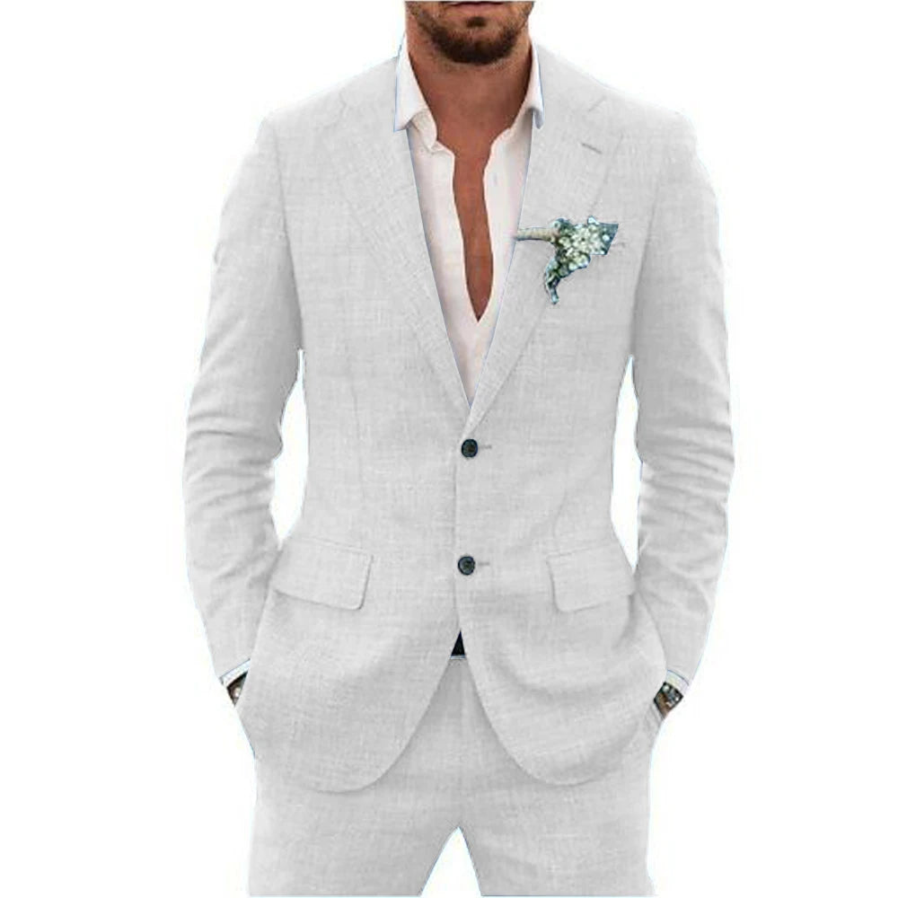 Milo Men's Summer Suit | Lightweight, Elegant Design 1