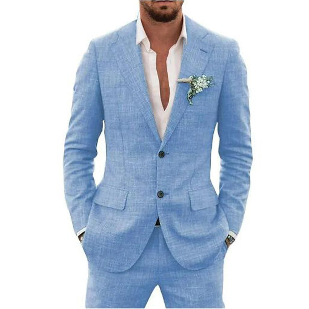 Milo Men's Summer Suit | Lightweight, Elegant Design 2