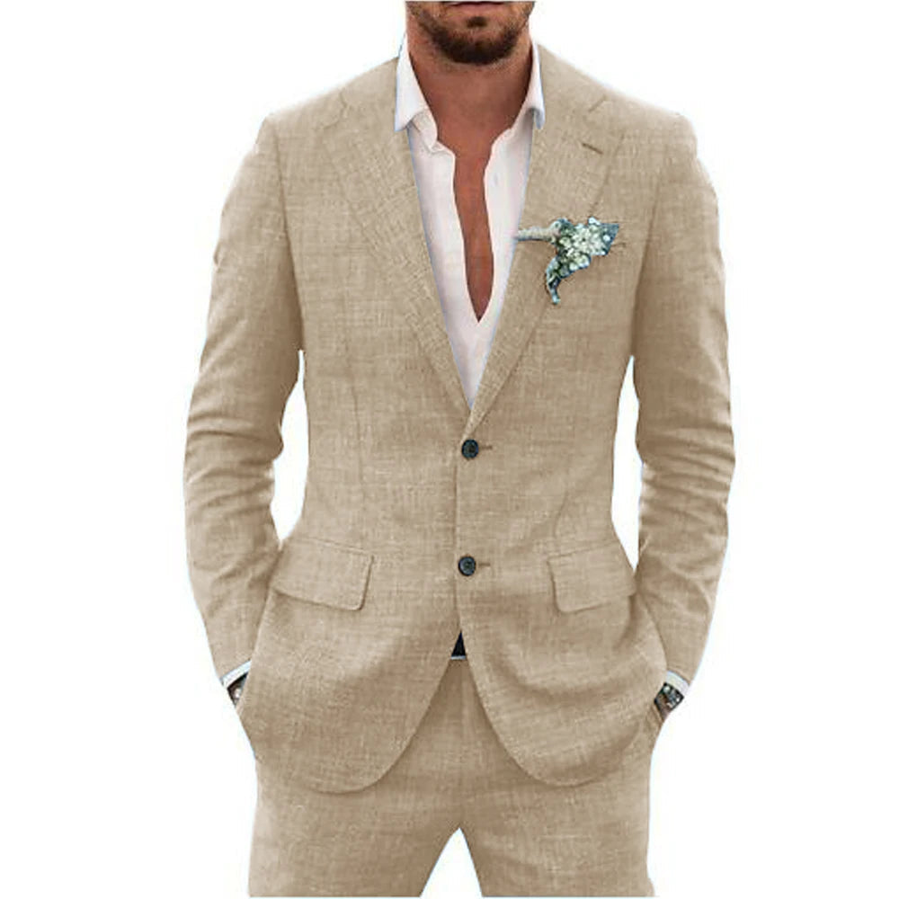 Milo Men's Summer Suit | Lightweight, Elegant Design 4