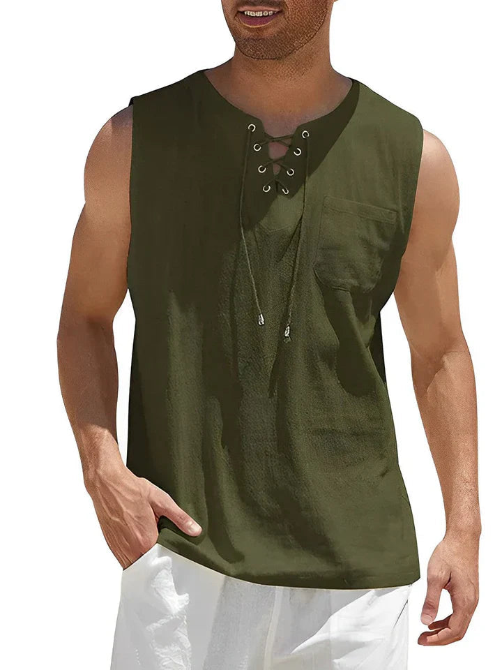 Milo Men's Tank Top | Lightweight Sleeveless Gym Essential 1