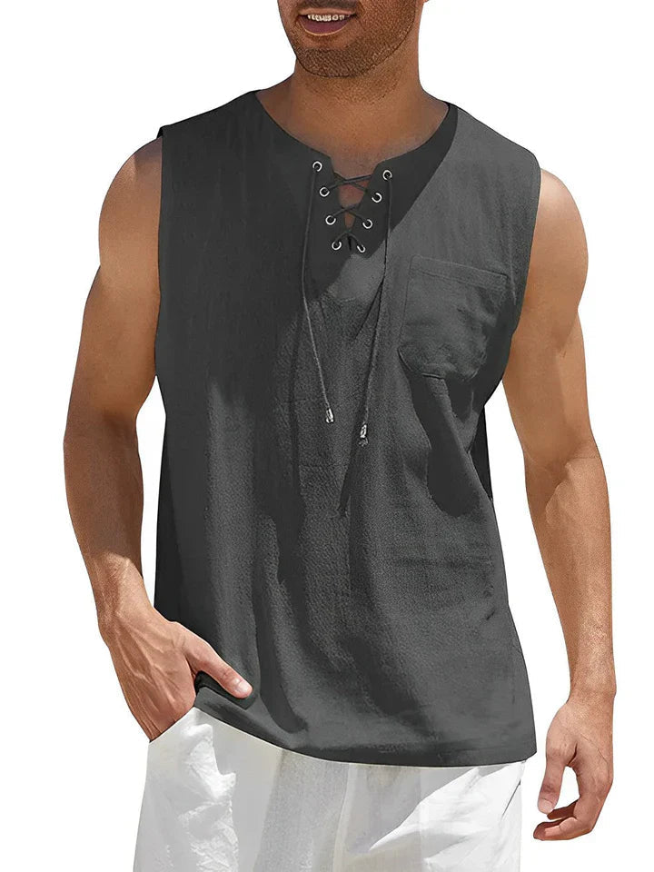 Milo Men's Tank Top | Lightweight Sleeveless Gym Essential 2