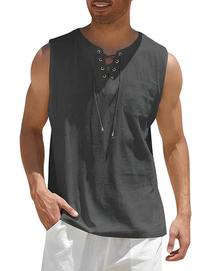 Milo Men's Tank Top | Lightweight Sleeveless Gym Essential 2