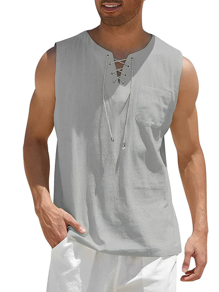 Milo Men's Tank Top | Lightweight Sleeveless Gym Essential 3
