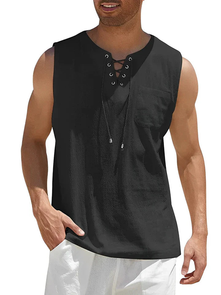 Milo Men's Tank Top | Lightweight Sleeveless Gym Essential 4