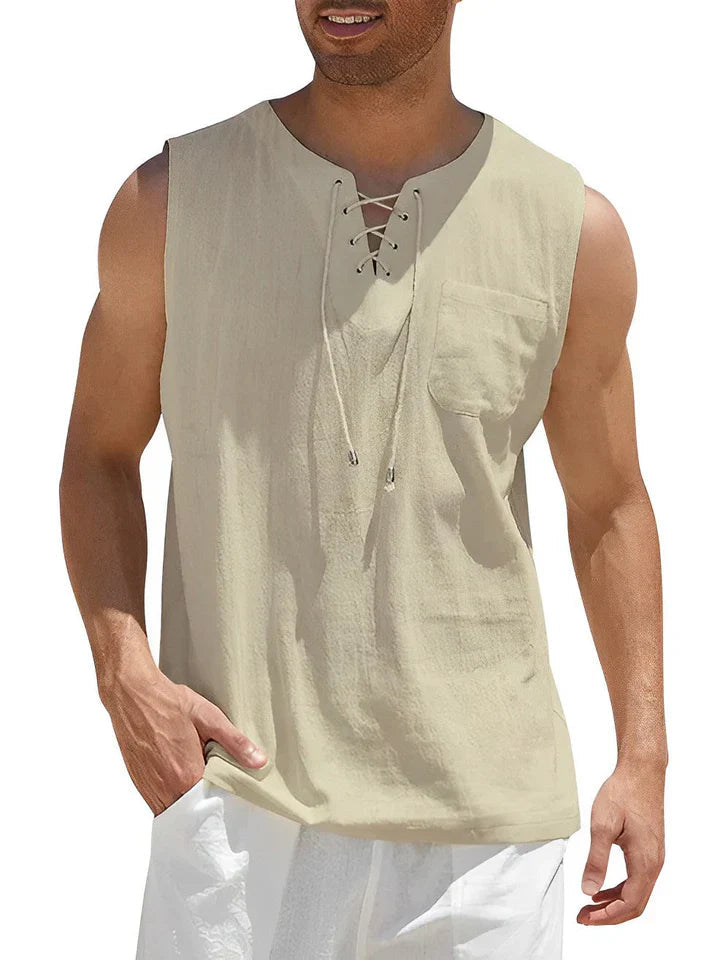 Milo Men's Tank Top | Lightweight Sleeveless Gym Essential 5