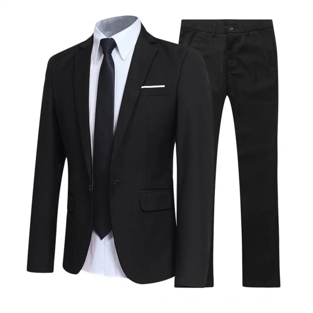Milo Men's Wedding Suit | Slim Fit, Two-Piece Design, Perfect for Groomsmen 0