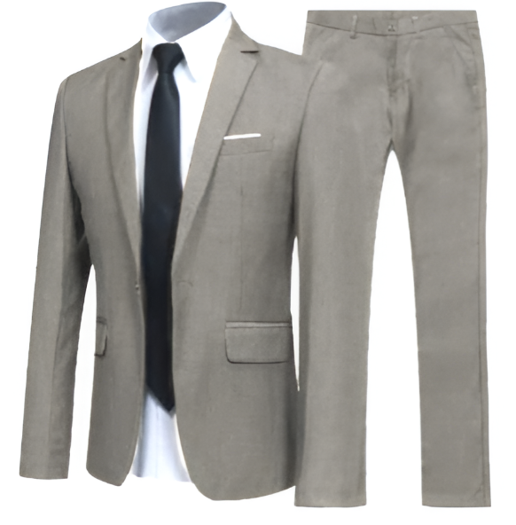 Milo Men's Wedding Suit | Slim Fit, Two-Piece Design, Perfect for Groomsmen 1