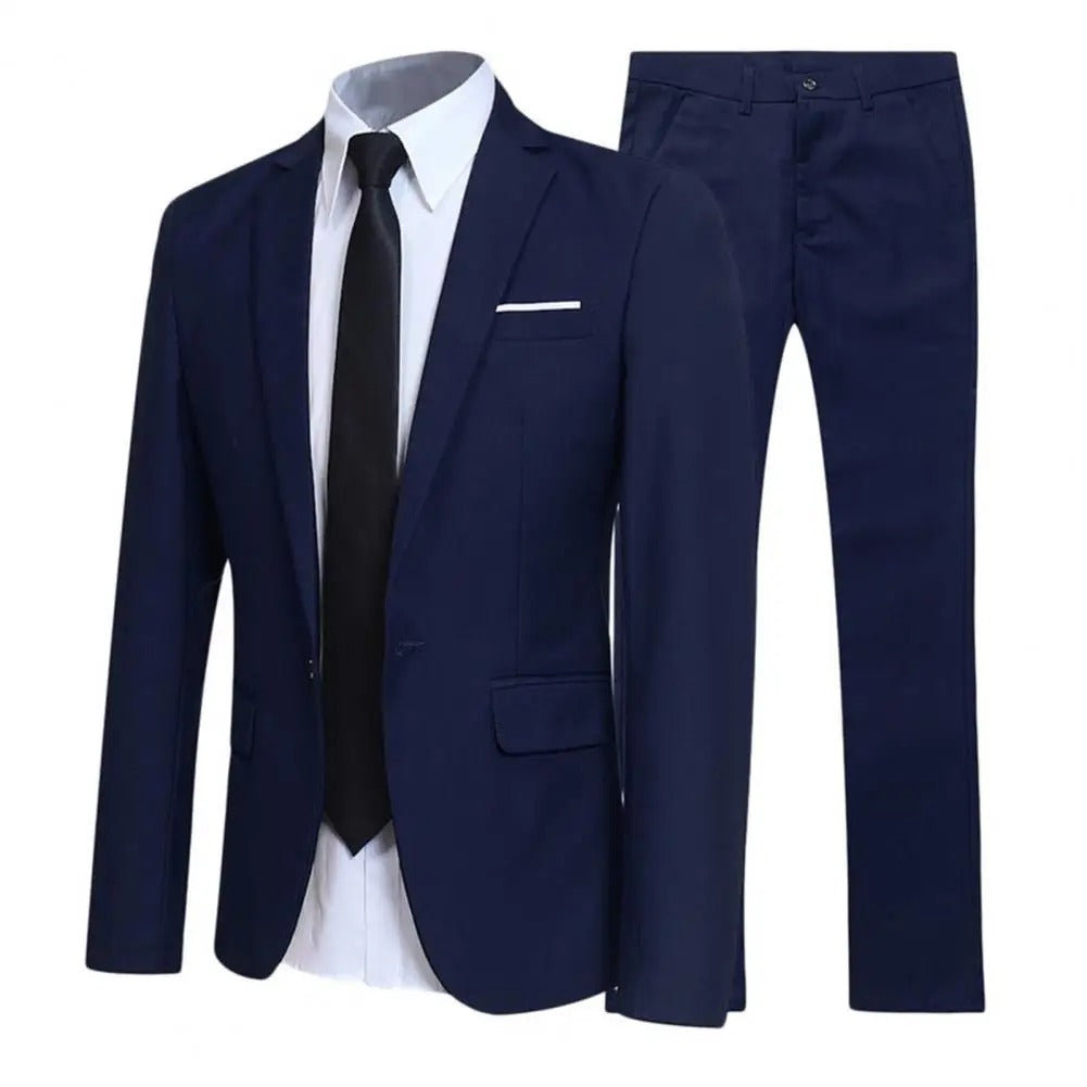 Milo Men's Wedding Suit | Slim Fit, Two-Piece Design, Perfect for Groomsmen 2