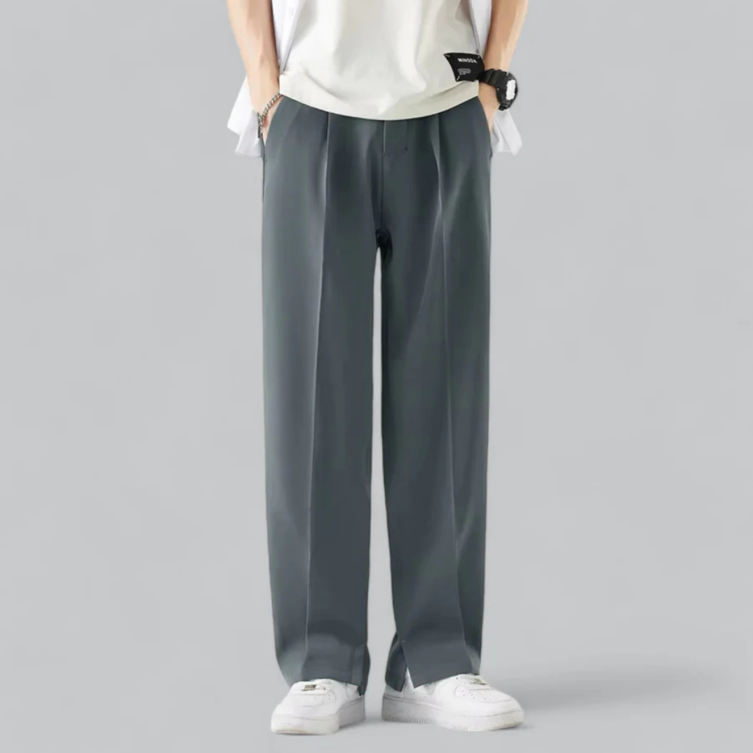 Milo Men's Wide Leg Pants | Relaxed Fit, Casual Comfort 0