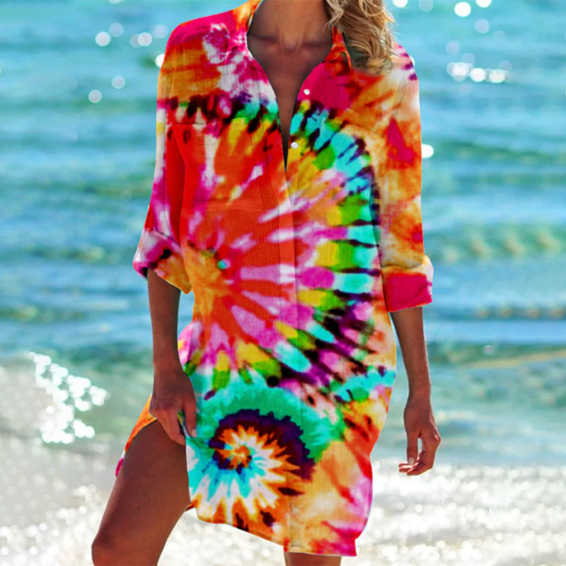 Mira Women's Beach Shirt | Vibrant Colors, Airy Fit 0