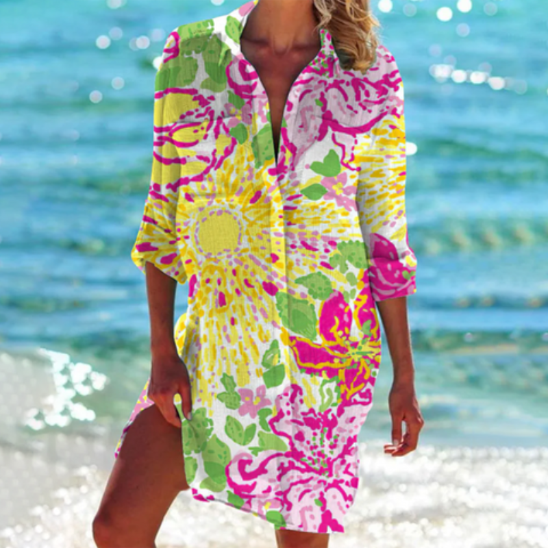 Mira Women's Beach Shirt | Vibrant Colors, Airy Fit 7