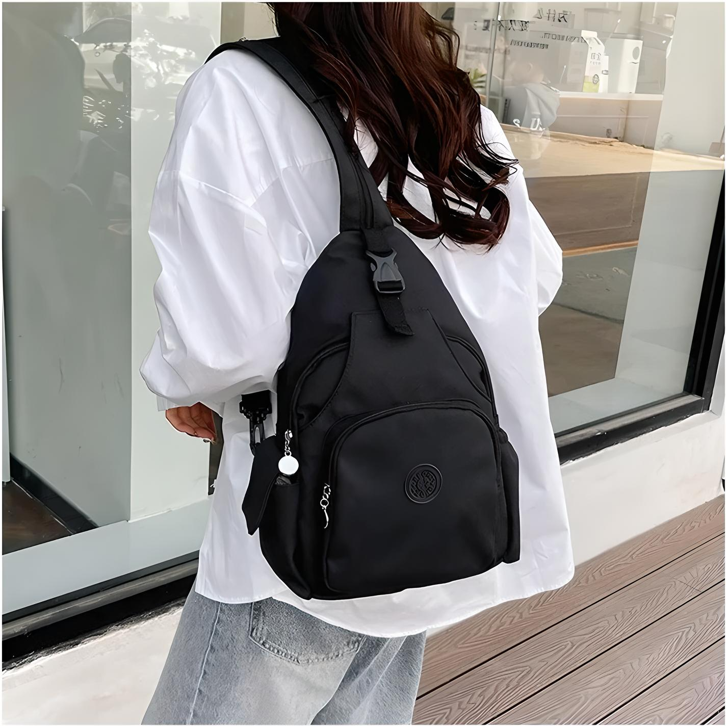 Mira Women's Black Shoulder Bag | Anti-Theft Design, Versatile Style 4