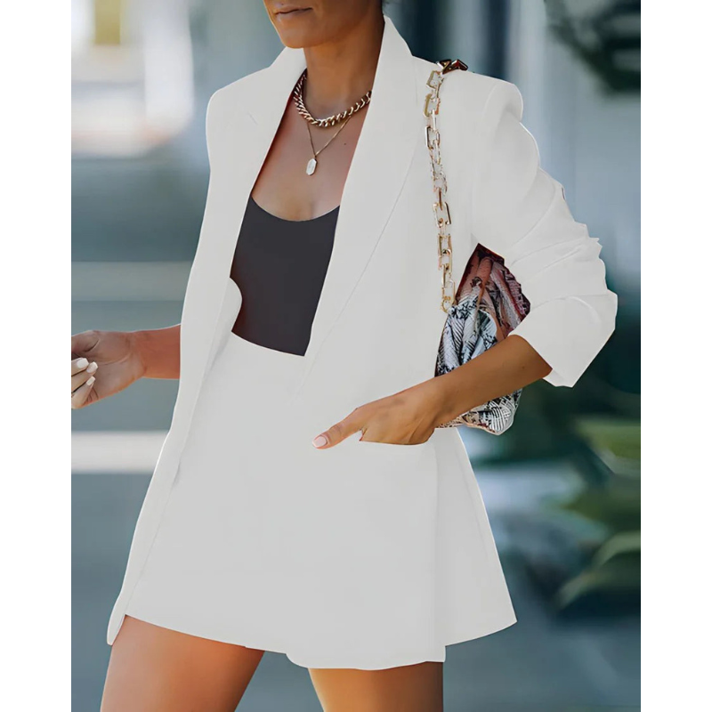 Mira Women's Blazer Set | Slim Fit, Casual Chic 1