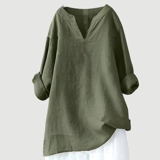 Mira Women's Blouse | Airy Lightweight White Design, Casual Style 1
