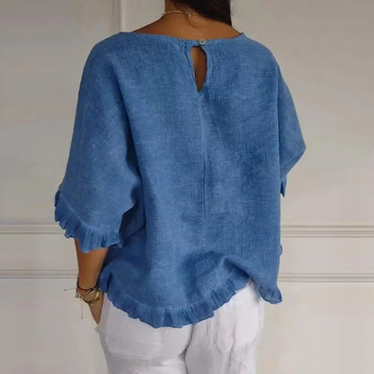 Mira Women's Blouse | Relaxed Fit, Versatile Summer Top 3