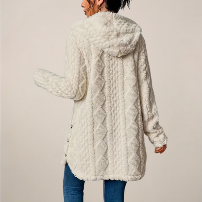 Mira Women's Hooded Cardigan | Textured Design for Spring 3