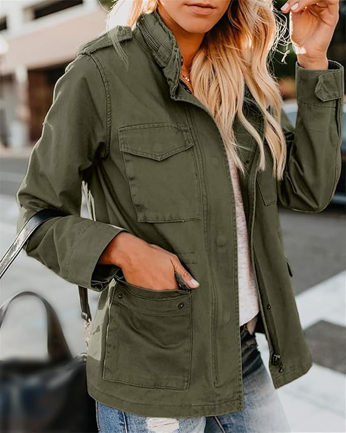 Mira Women's Jacket | Modern Zipper Design 1