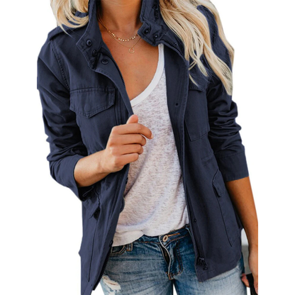 Mira Women's Jacket | Modern Zipper Design 5
