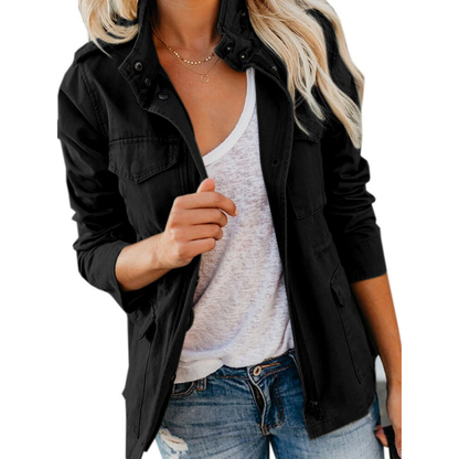 Mira Women's Jacket | Modern Zipper Design 6