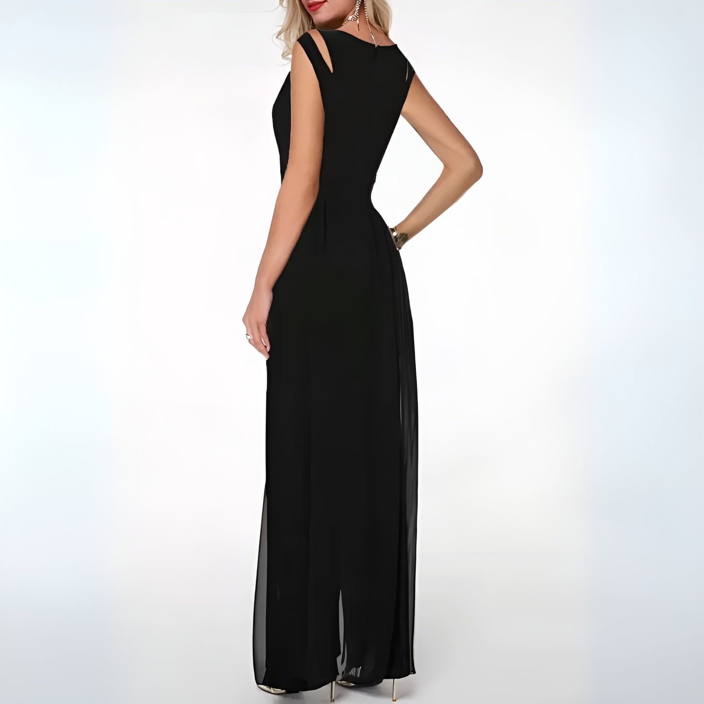 Mira Women's Jumpsuit | Sleeveless Wide Leg, Modern Casual Style 1