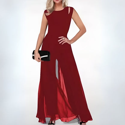 Mira Women's Jumpsuit | Sleeveless Wide Leg, Modern Casual Style 2