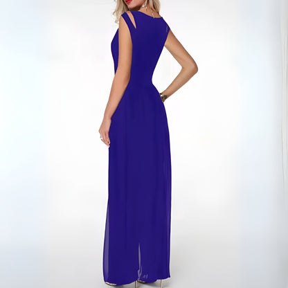 Mira Women's Jumpsuit | Sleeveless Wide Leg, Modern Casual Style 4