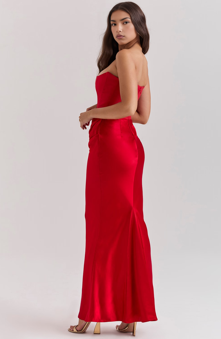 Mira Women's Maxi Dress | Elegant Corset Design 7