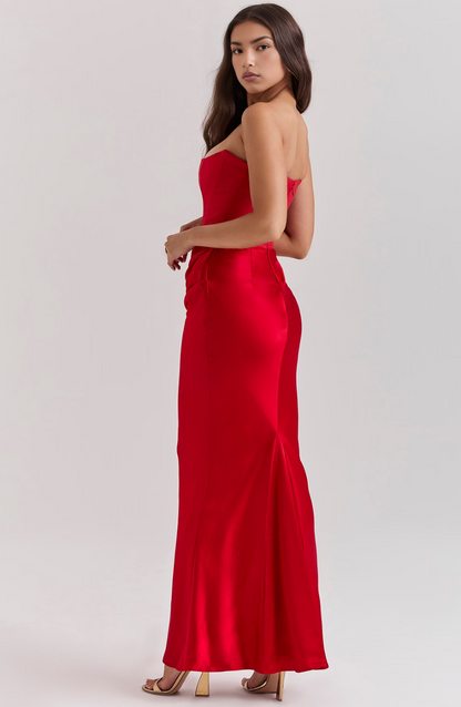 Mira Women's Maxi Dress | Elegant Corset Design 7