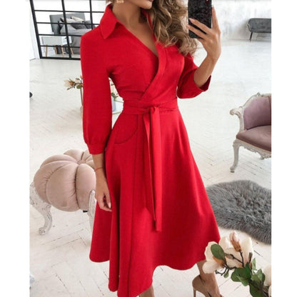 Mira Women's Midi Dress | Chic Summer Style, Versatile Summer Dresses 7