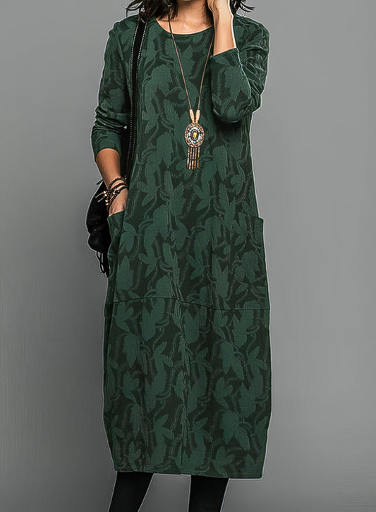 Mira Women's Midi Dress | Elegant Printed Design for Summer Events 0