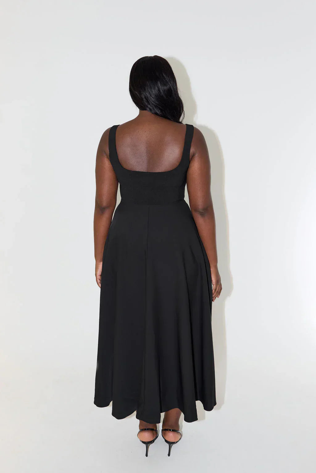 Mira Women's Midi Dress | Handcrafted Polyester, Elegant Design 4