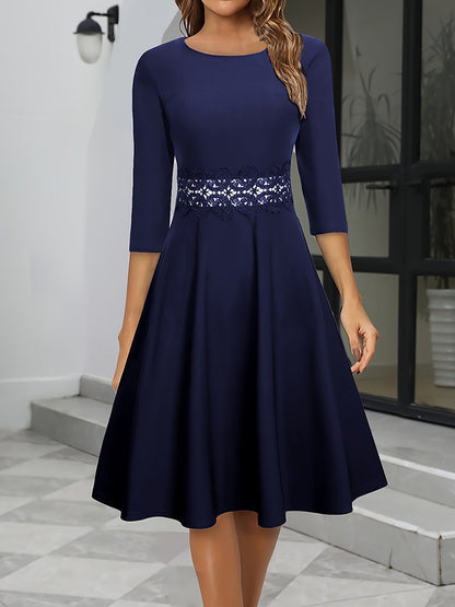 Mira Women's Midi Dress | Soft Fabric, Timeless Elegance 2