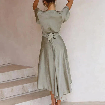 Mira Women's Summer Dress | Twisted Top, Modern Design 3