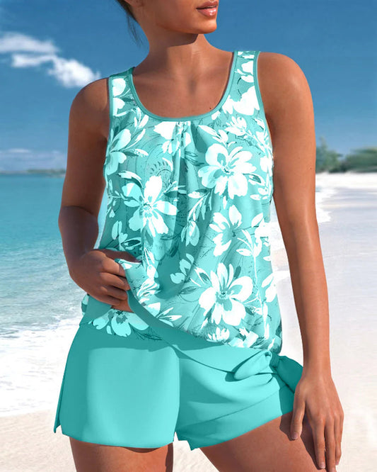 Mira Women's Tankini Set | Flattering Fit, Stylish Two-Piece Swimwear 0