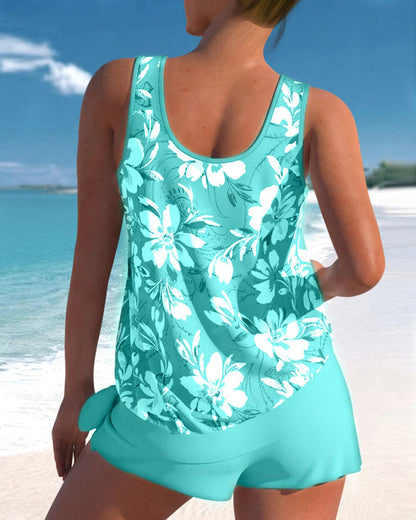Mira Women's Tankini Set | Flattering Fit, Stylish Two-Piece Swimwear 1