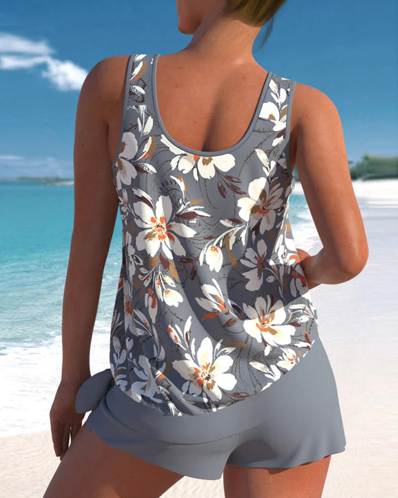 Mira Women's Tankini Set | Flattering Fit, Stylish Two-Piece Swimwear 5