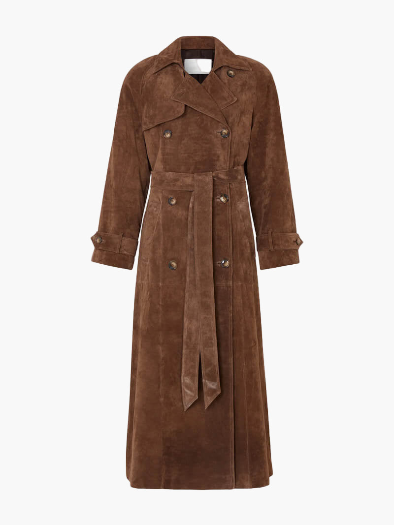 Mira Women's Trench Coat | Elegant Belted Design 0