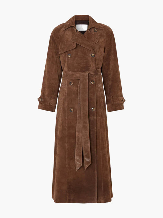 Mira Women's Trench Coat | Elegant Belted Design 0