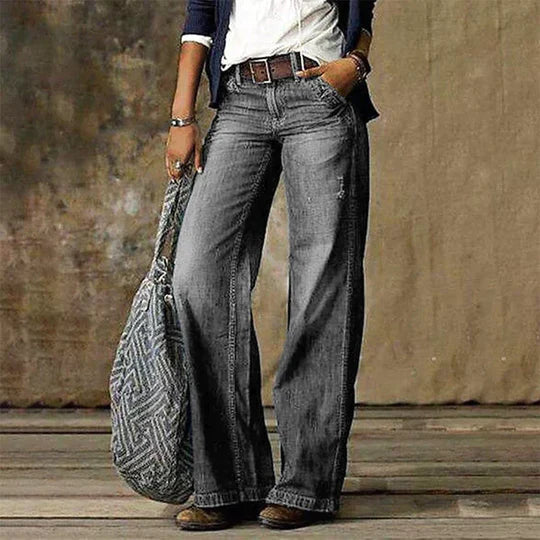 Mira Women's Wide Leg Trousers | Modern Cut, Comfortable Fit 2