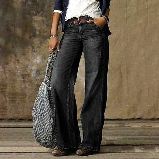 Mira Women's Wide Leg Trousers | Modern Cut, Comfortable Fit 3