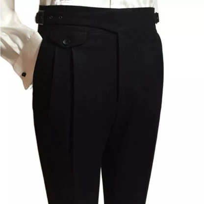 Moryam Men's Trousers | High Waist, Formal Style 3