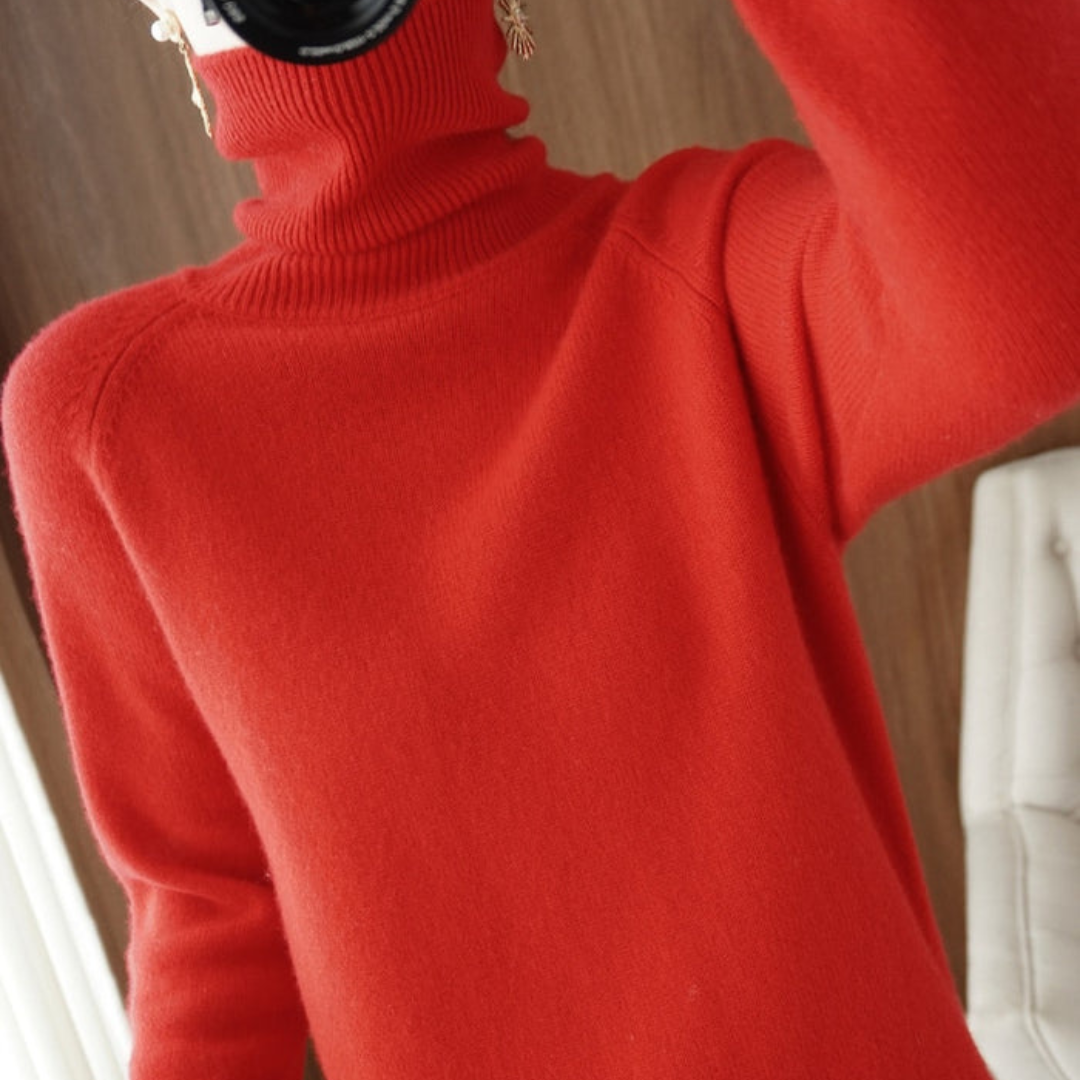 Nikki Women's Sweater | Elegant Turtleneck, Cozy Fit 3