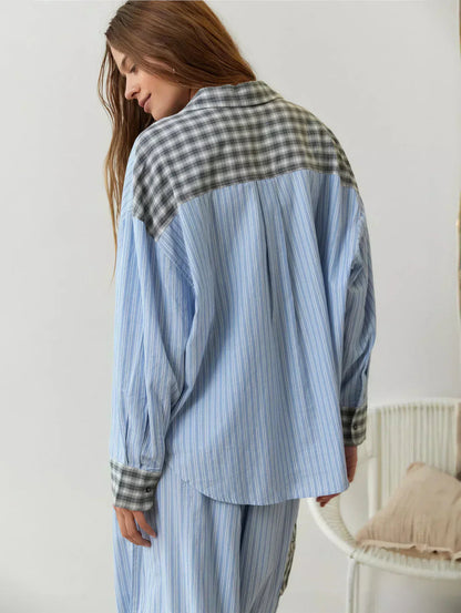 Nina Women's Two Piece Set | Classic Plaid Co Ord for Spring 5