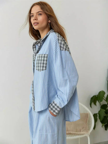 Nina Women's Two Piece Set | Classic Plaid Co Ord for Spring 6